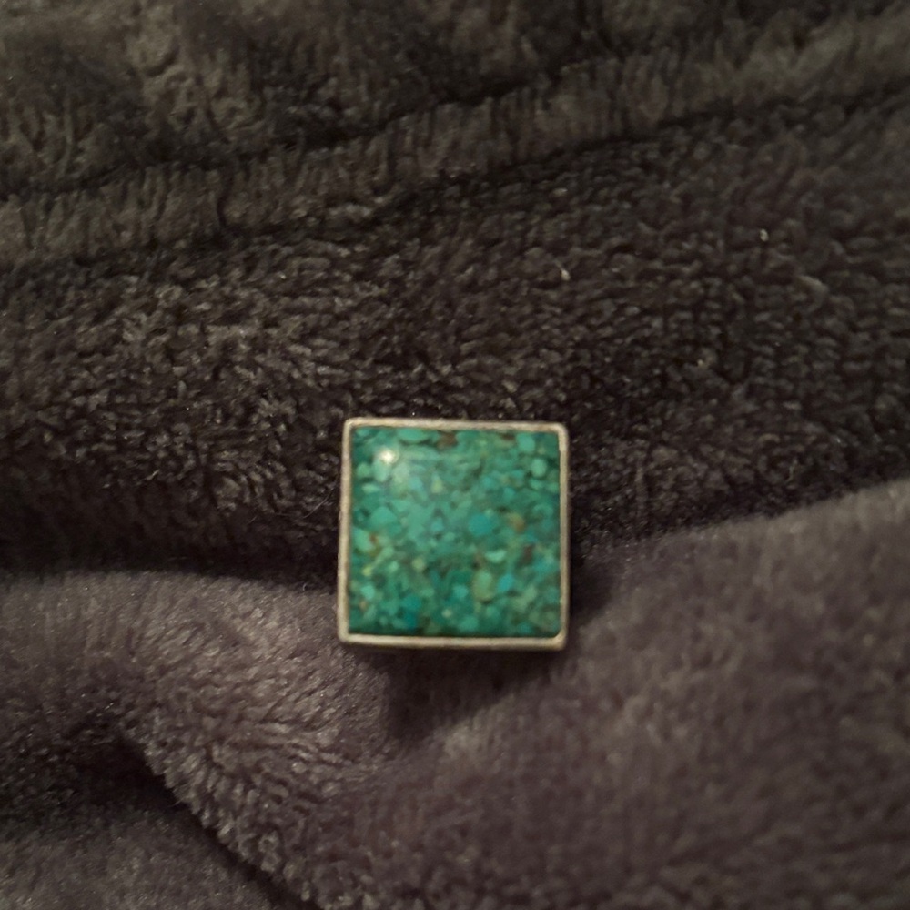 Square Turquoise Ring - image 1
